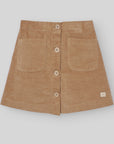 Girl Camel Cordurory Skirt