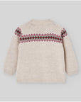Cream Fair Isle Knit Sweater