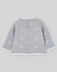 Grey Snowflake Knit Sweater