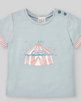 Baby Blue Printed T-shirt