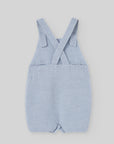 KNIT BABY DUNGAREE  with Ribbon