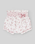 Baby Girl Cotton Bow Details Bloomers