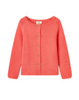 Red summer cardigan from MIBONBON