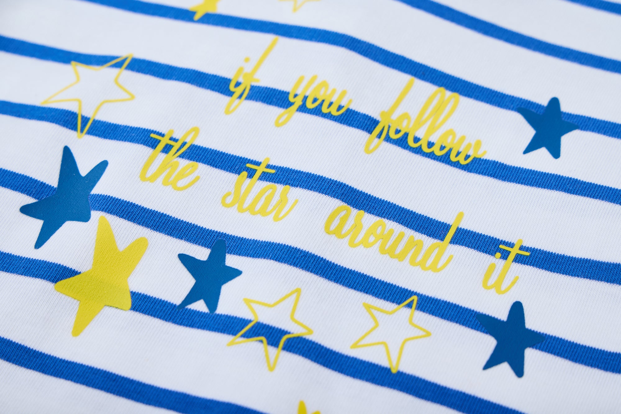 Baby Girls Striped Star T-Shirt