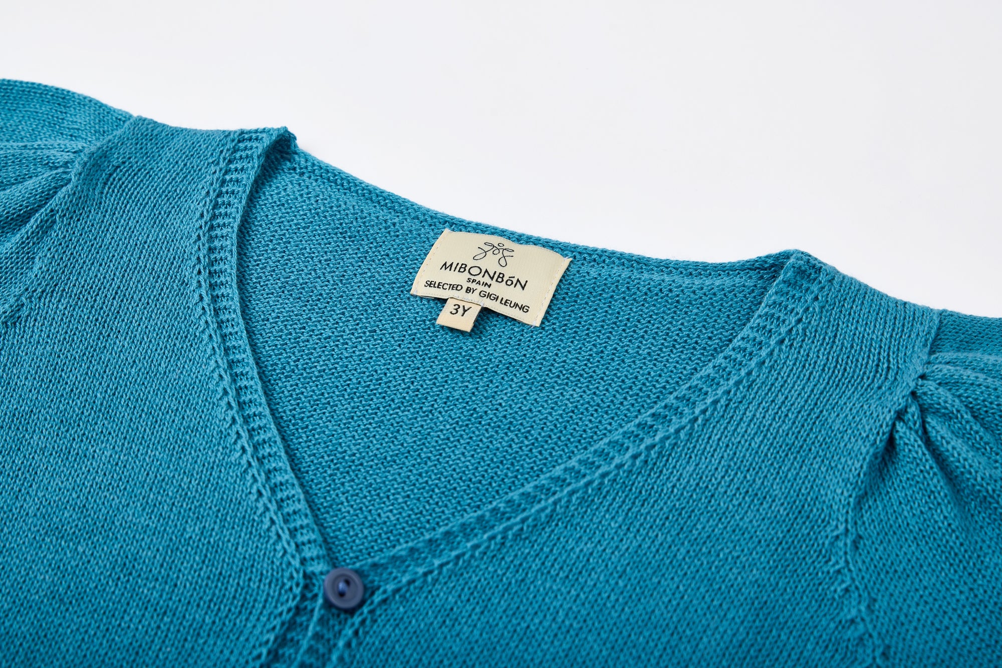 Short-Sleeve Knit Cardigan