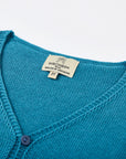 Short-Sleeve Knit Cardigan