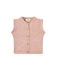 KNITTED PINK VEST. DESIGNED BY GIGI LEUNG