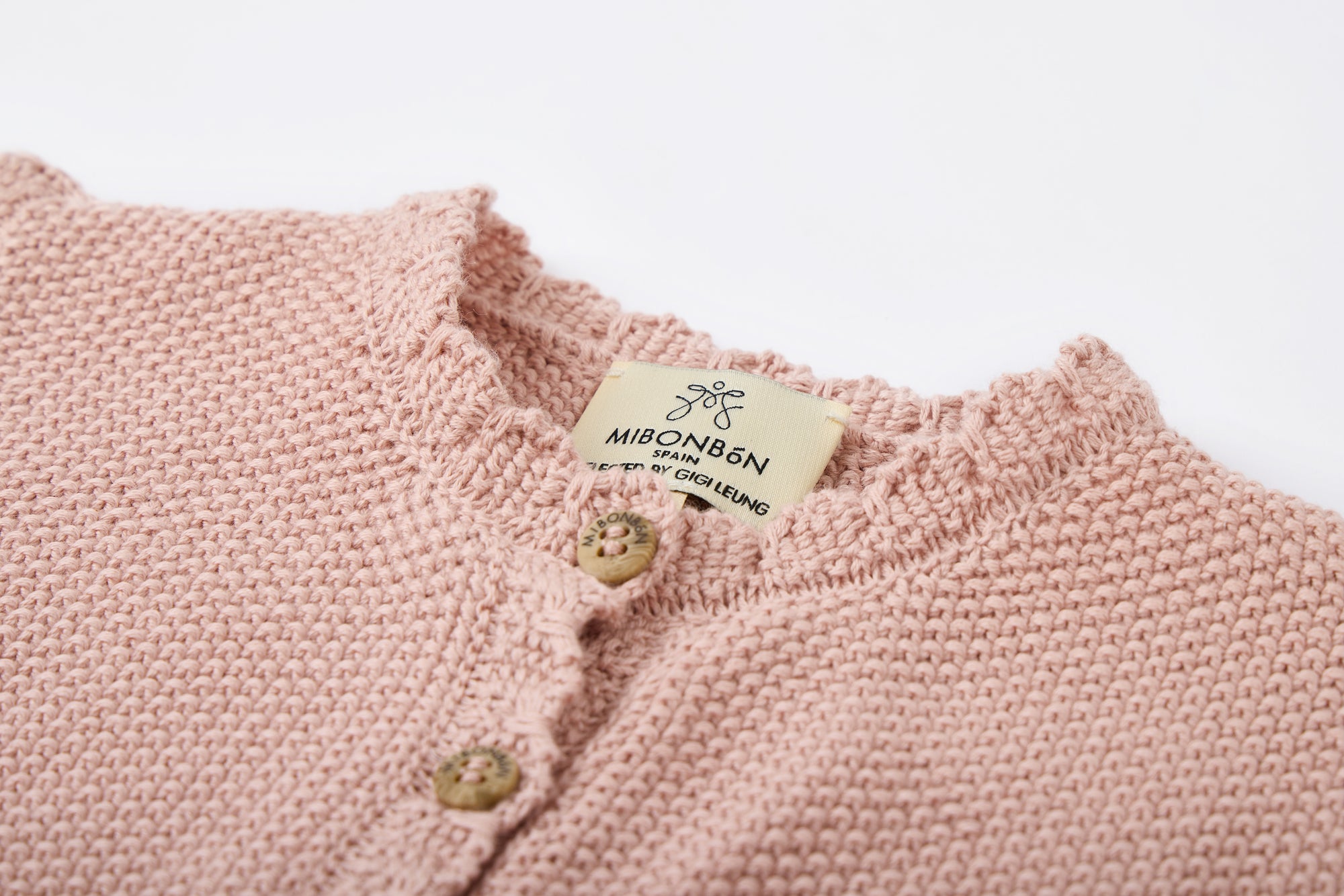 KNITTED PINK VEST. DESIGNED BY GIGI LEUNG