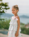 Girls Ruffled Dress with Bow