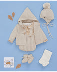 Baby Light Brown Knitted Overall