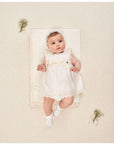 Dress for baby girl’s ceremony in cream colour