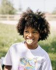 BOYS T-SHIRT WITH FLOWER PRINT