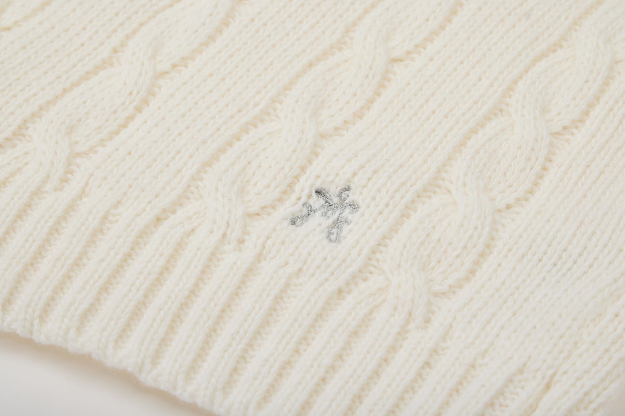 Knitted White Vest  MIBONBóN