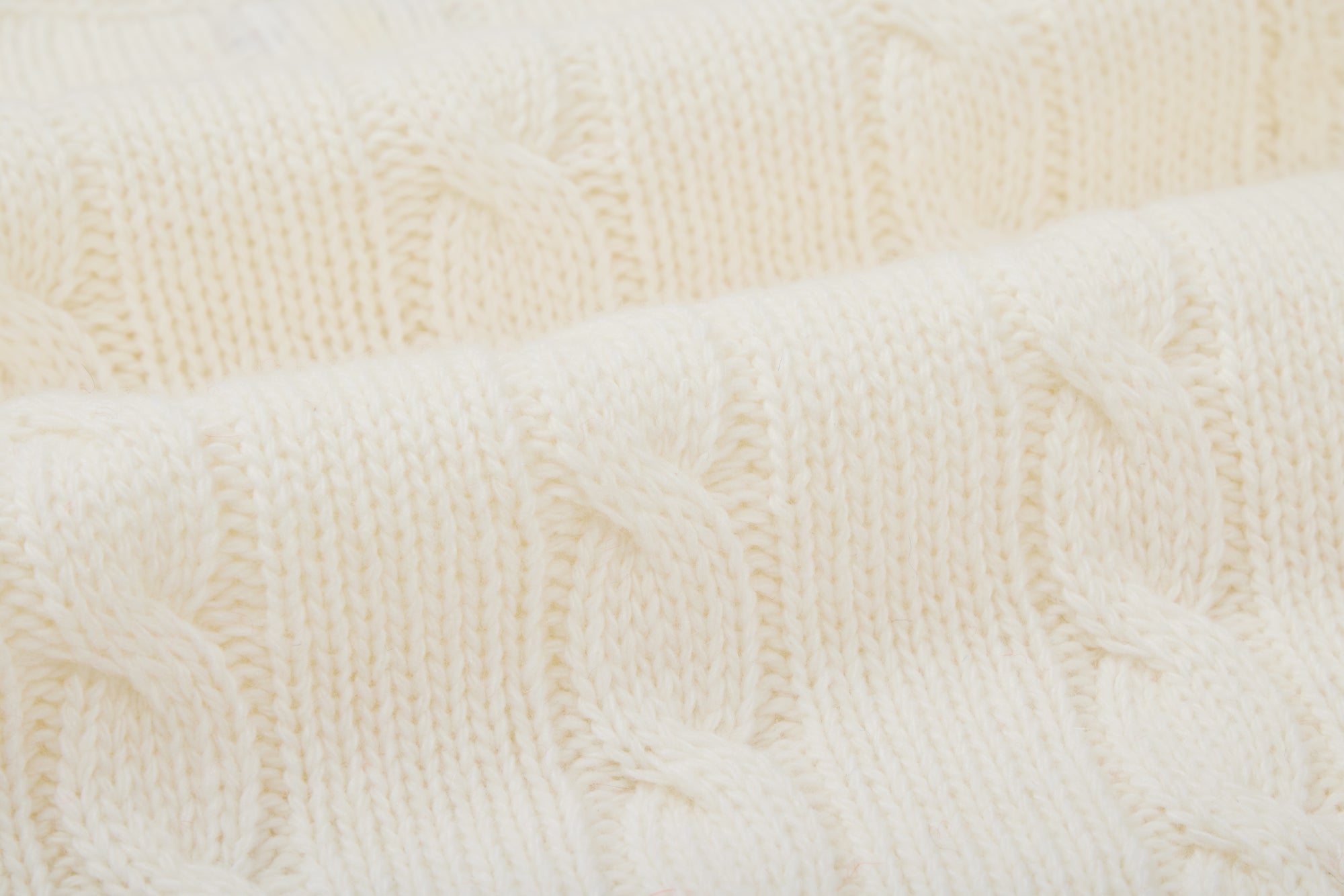 Knitted White Vest  MIBONBóN