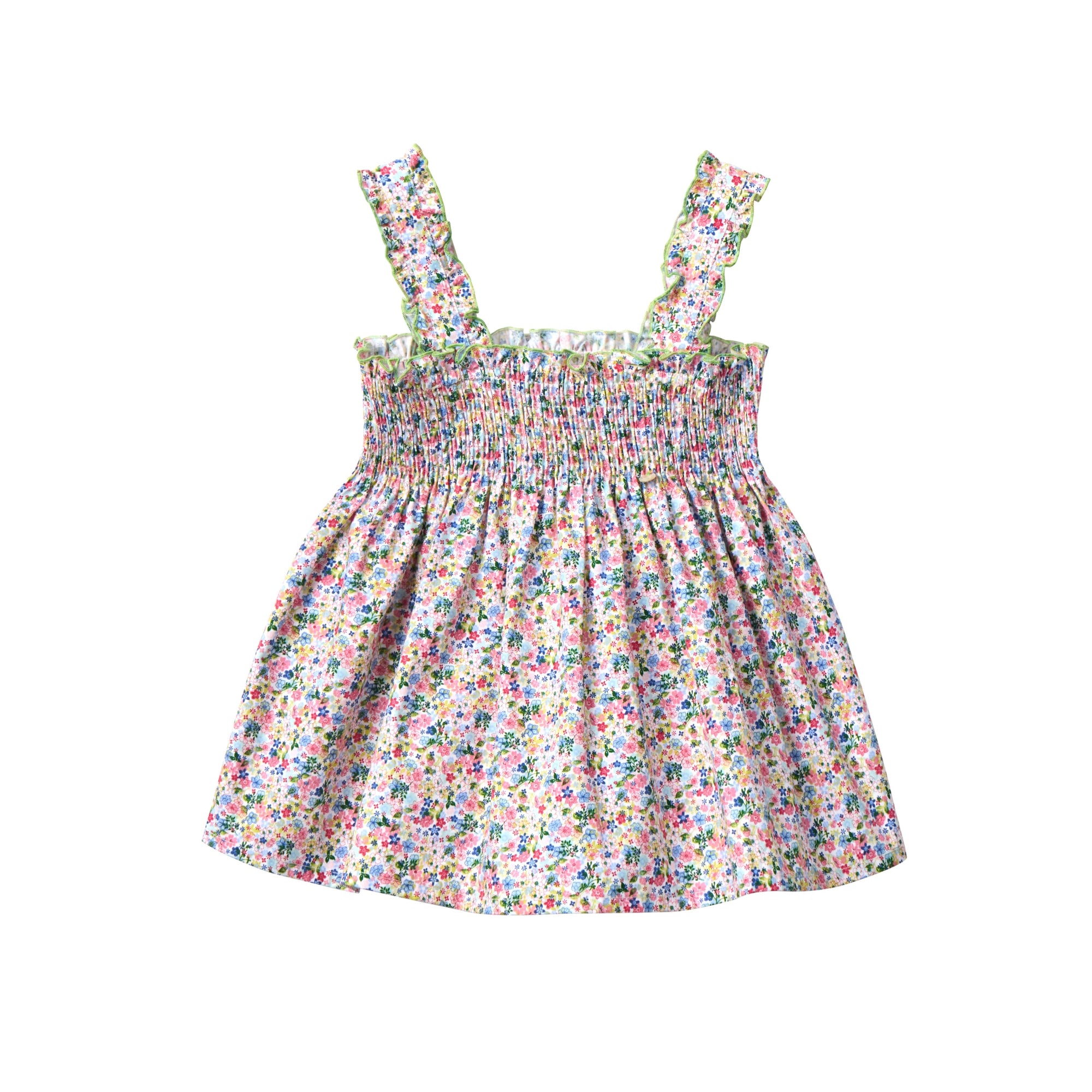 Floral dress on a white background