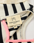 Sleeveless striped t-shirt for girls