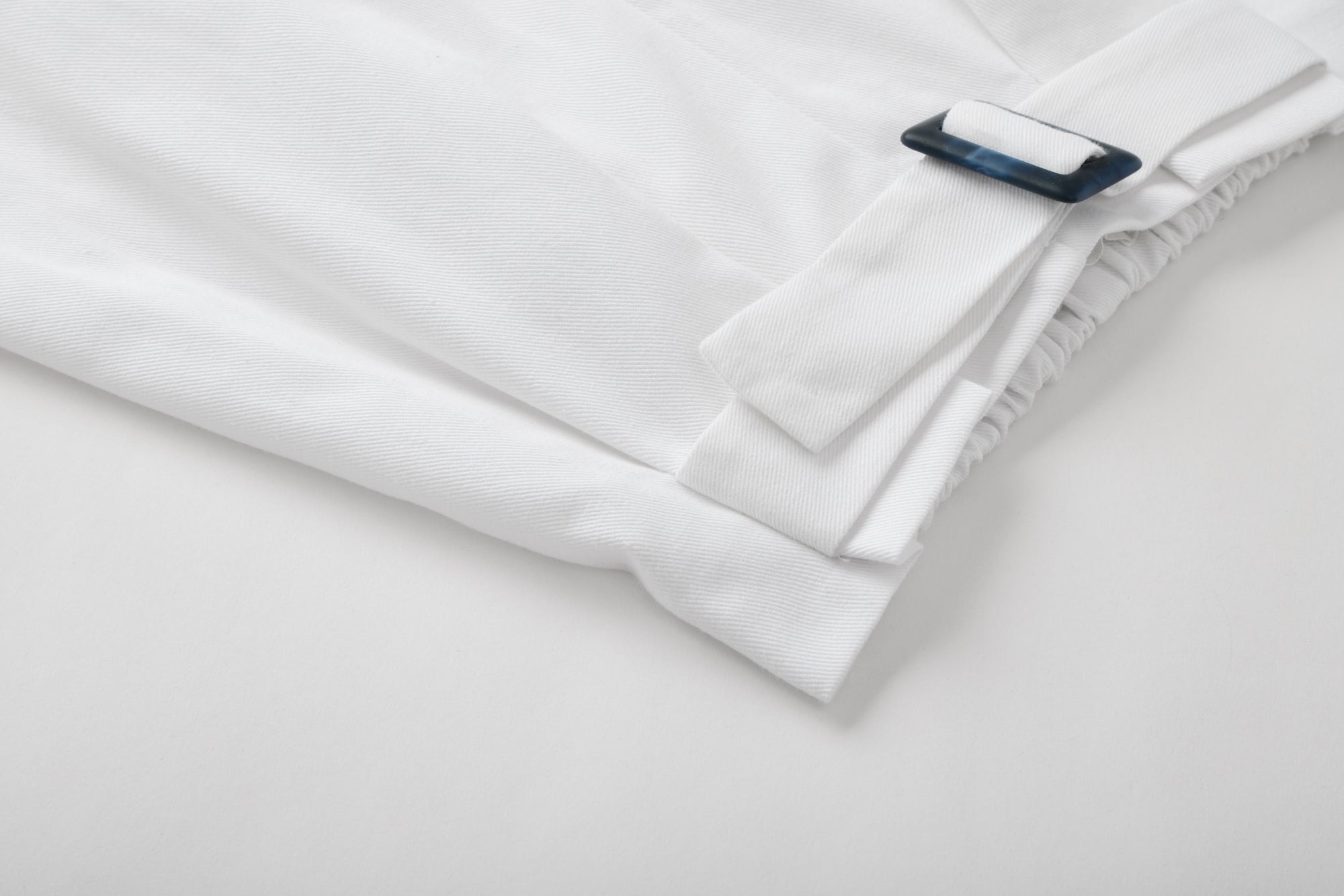 Girls Trousers with White Twill Waistband