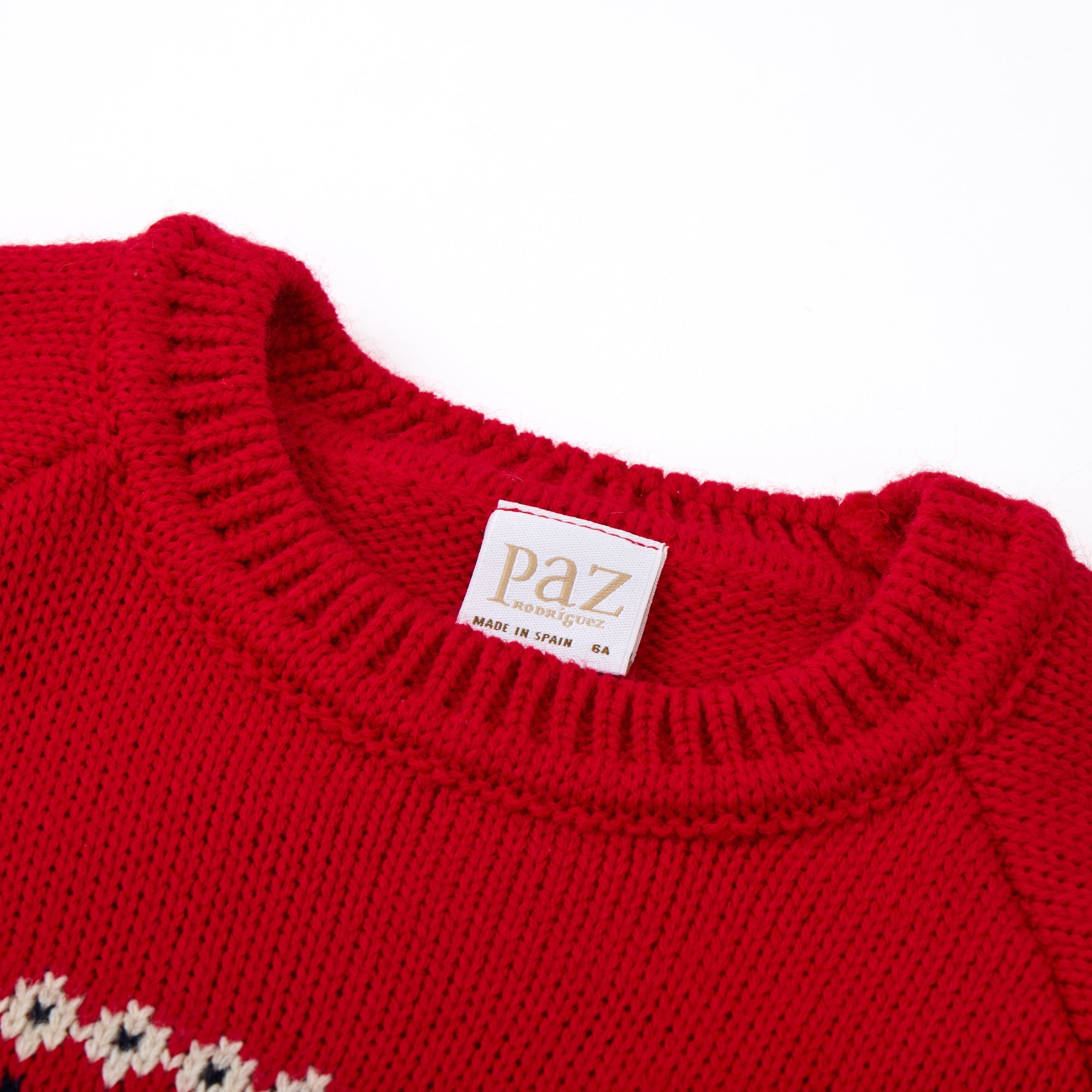 XMAS VIBE RED PULLOVER