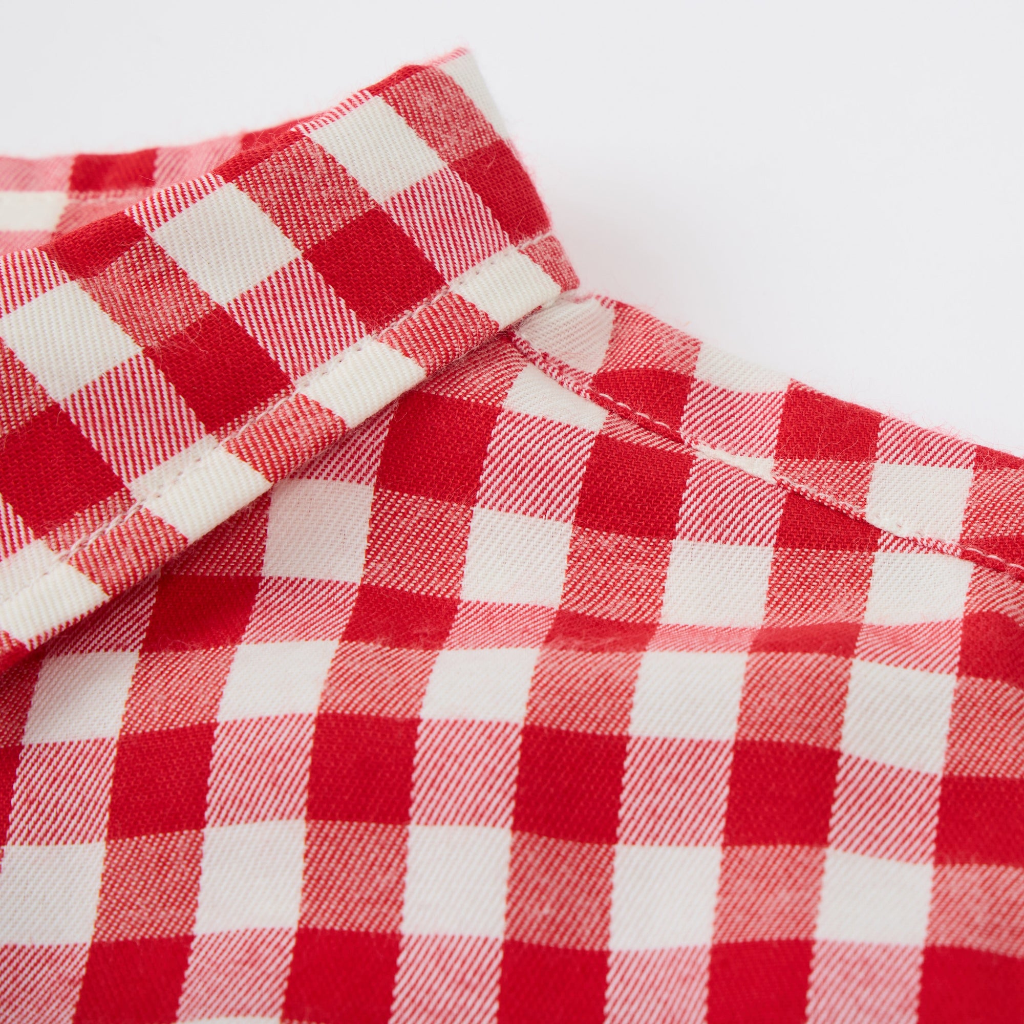 MIBONBON Red and white checkered shirt