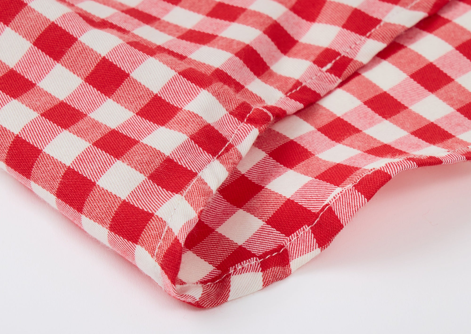 MIBONBON Red and white checkered shirt