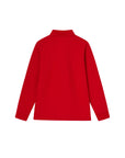 MIBONBON RED POLO LONG SLEEVE