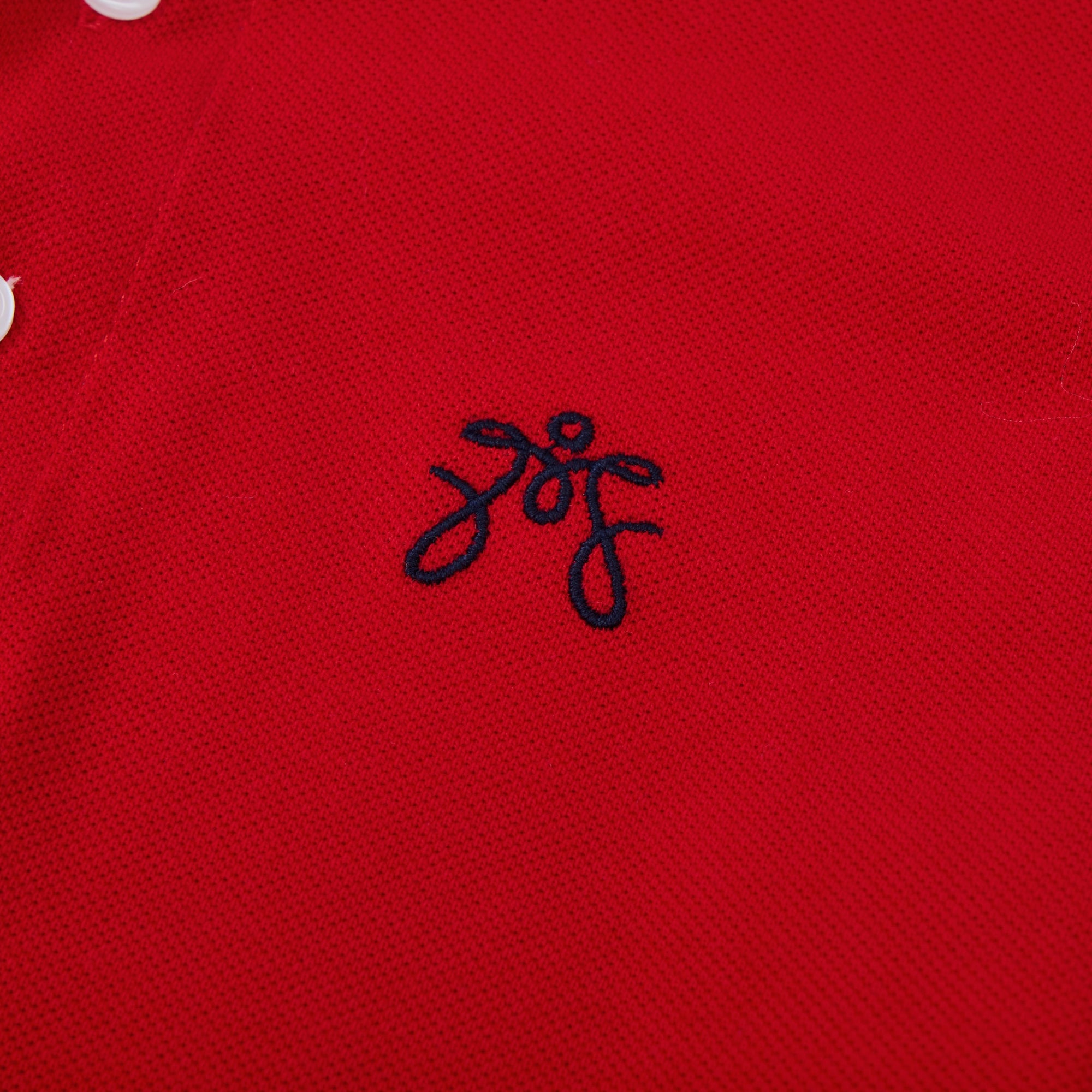MIBONBON RED POLO LONG SLEEVE