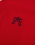 MIBONBON RED POLO LONG SLEEVE
