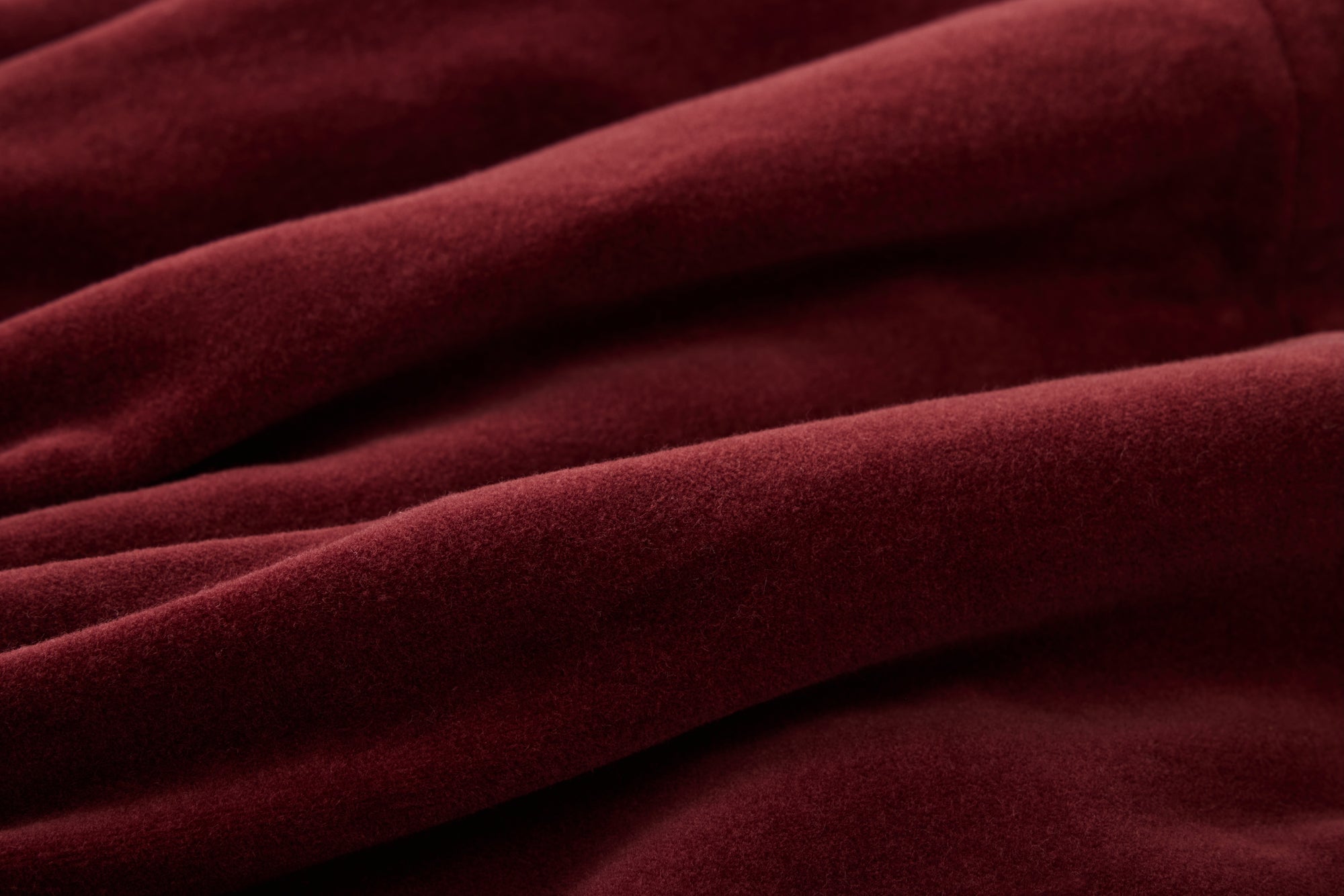 Burgundy velvet  skirt with decorative elements