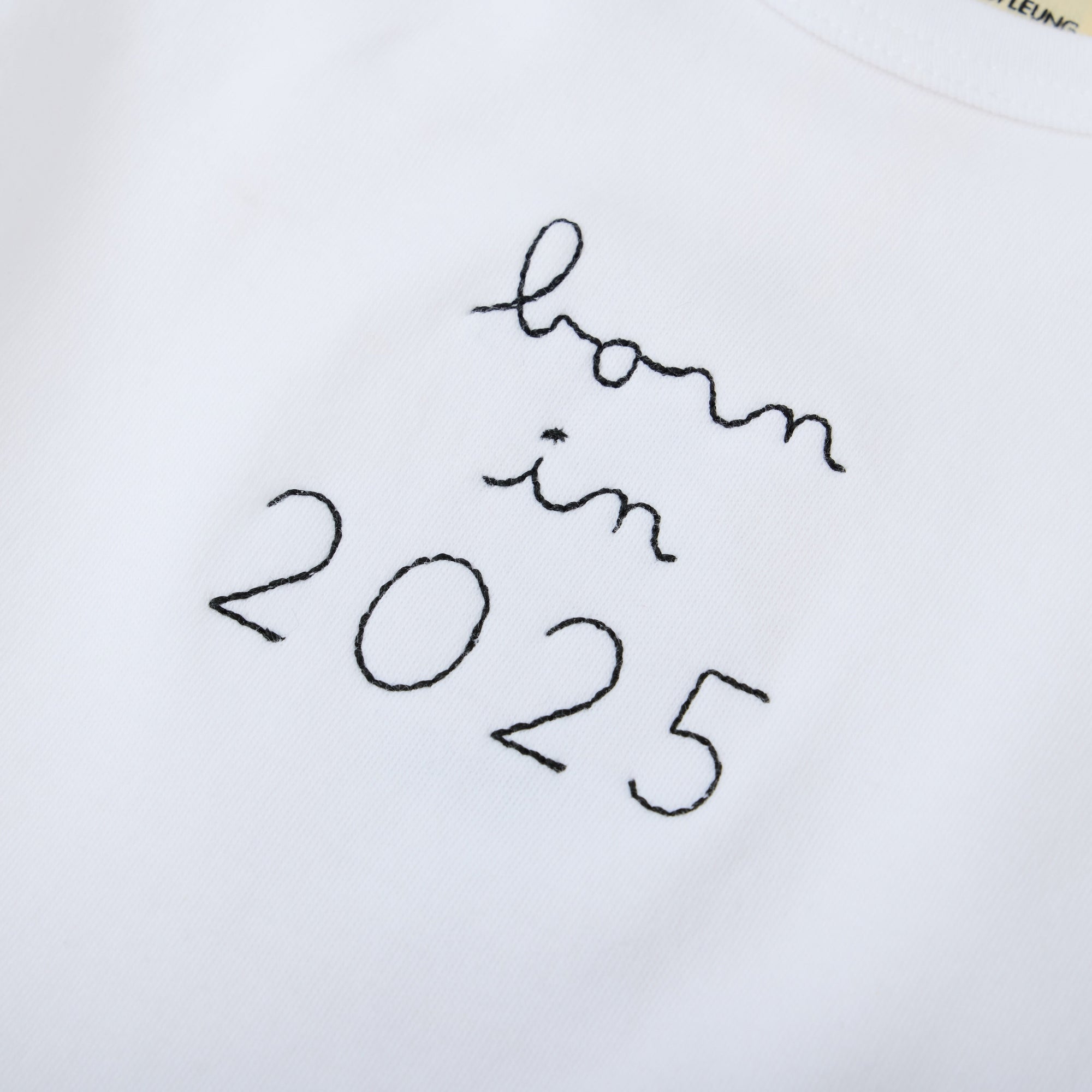 BORN IN 2025 COTTON T-SHIRT