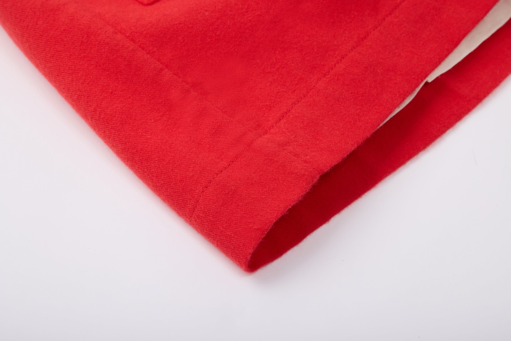 Red skirt with suspenders from MIBONBON