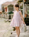 Girls' plaid dress for children