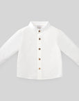 White Shirt for boys with Mao collar