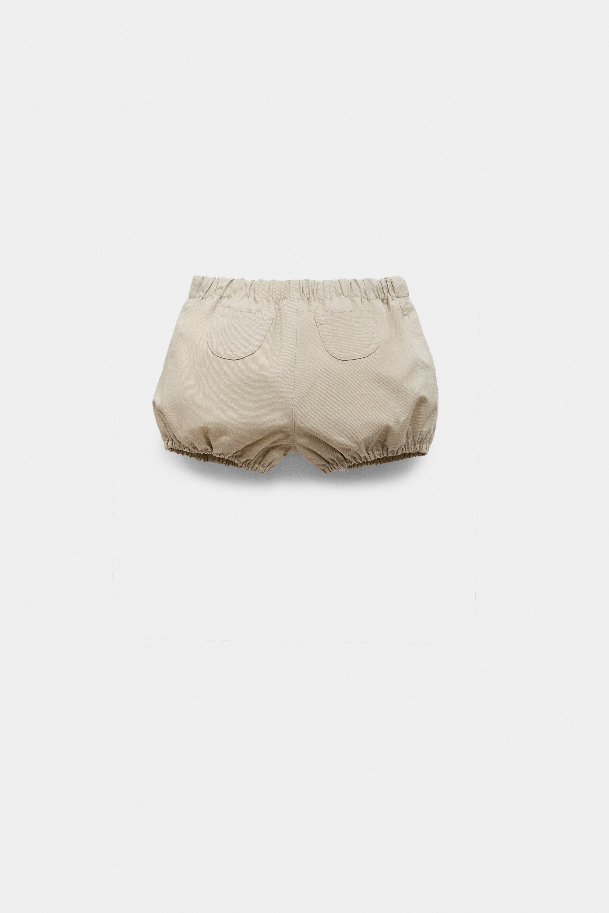 Beige bloomers for babies