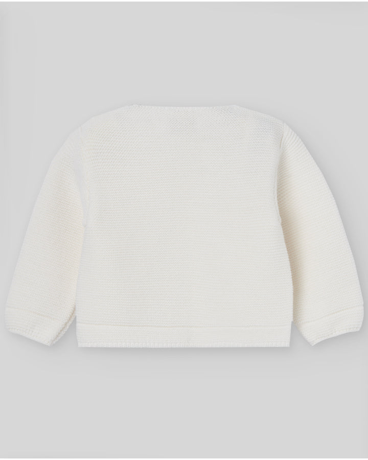 Chalk Blue NEWBORN CARDIGAN &quot;ESENCIAL&quot;