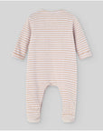 Baby Girl Pink Striped Romper