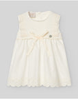 Dress for baby girl’s ceremony in cream colour