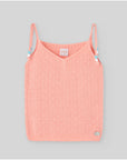 Knit tank top for girls