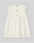 Dress for baby girl’s ceremony in cream colour