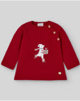 RED KNITTED SET FOR XMAS
