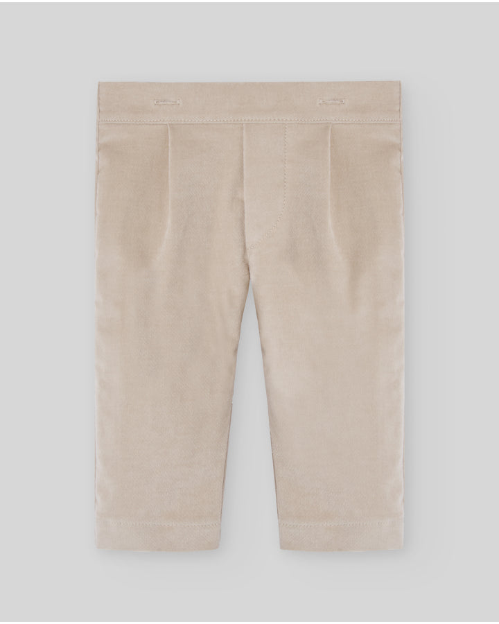Long velvet trousers for boys