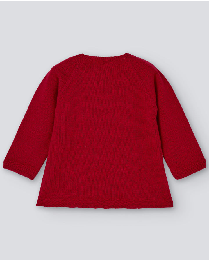 RED KNITTED SET FOR XMAS