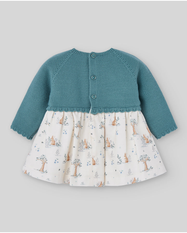 Baby Girl Pine Green DRESS