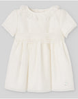 Organza plumetis dress for babies
