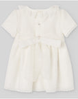 Organza plumetis dress for babies