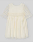 Girl's tulle dress with lace