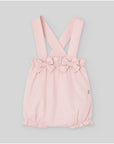 Baby girl romper with crossed straps