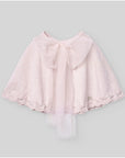 Girl Ribbon Elegant Knit Cape