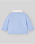 Knit coat for babies lined with soft
