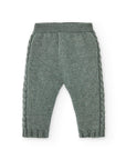 Gray-green Knitted Trousers