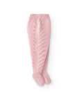 Pink Footed Knitted Leggings